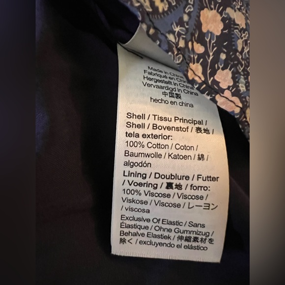 J.Crew Sweetheart Long-Sleeve Mini A-Line Dress in Liberty® Bourton Bloom Fabric - Picture 10 of 11